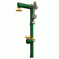 Ducha y lavaojo combinada steelpro Anticongelamiento