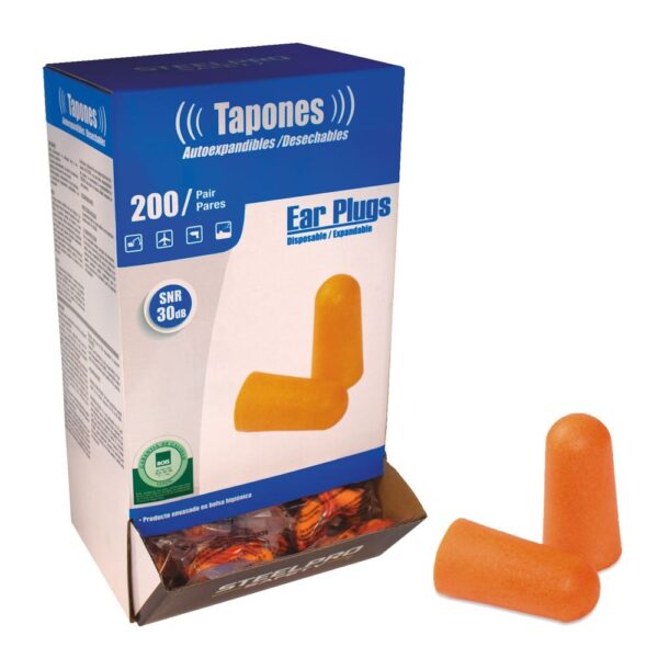 Endoaural Foam Steelpro sin cordel