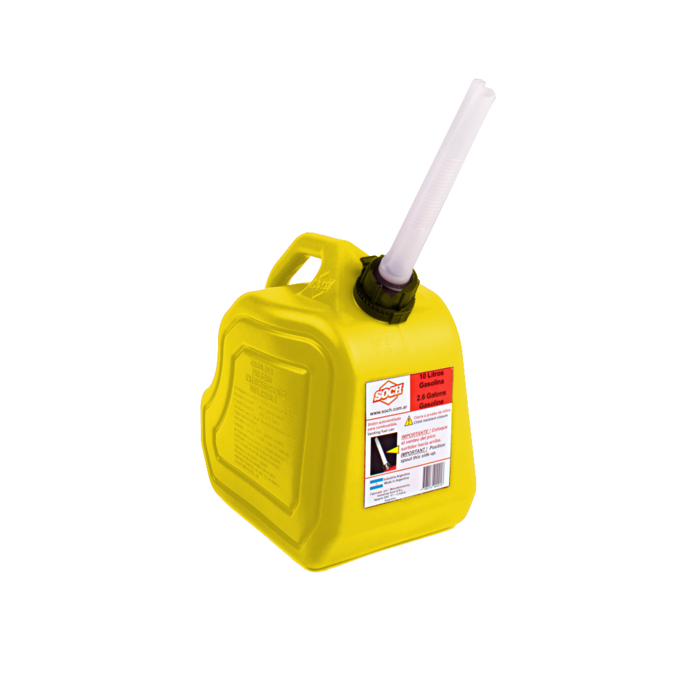 BIDÓN GASOLINA ACERBIS 10 LITROS COLOR Amarillo TALLA TALLA ÚNICA