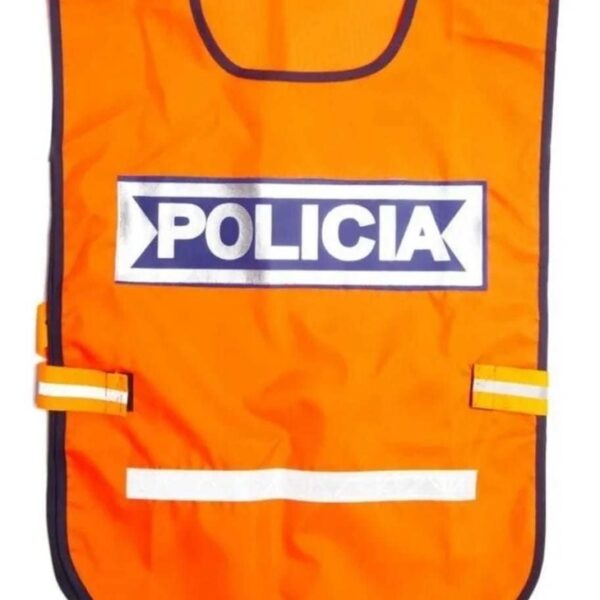 Chaleco POLICIA Buenos Aires naranja con Reflectivo